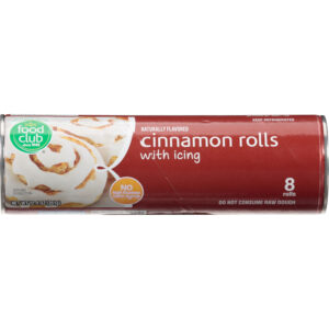 Food Club Cinnamon Rolls with Icing 8 ea
