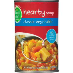 Food Club Classic Vegetable Hearty Soup 18.8 oz