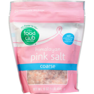 Food Club Coarse Himalayan Pink Salt 16 oz