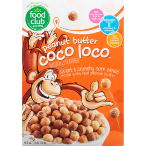 Food Club Coco Loco Peanut Butter Cereal 13 oz