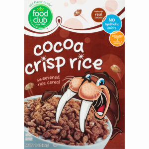 Food Club Cocoa Crisp Rice Cereal 11 oz