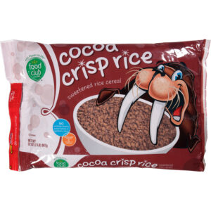 Food Club Cocoa Crisp Rice Cereal 32 oz