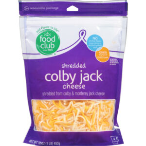 Food Club Colby Jack Shredded Cheese 16 oz