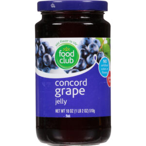 Food Club Concord Grape Jelly 18 oz