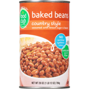 Food Club Country Style Baked Beans 28 oz