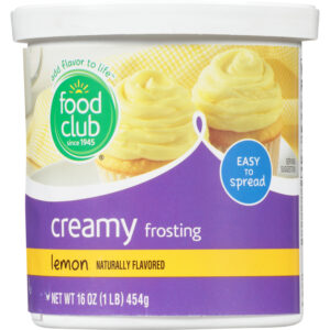 Food Club Creamy Lemon Frosting 16 oz