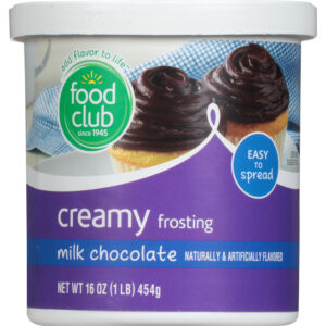 Food Club Creamy Milk Chocolate Frosting 16 oz