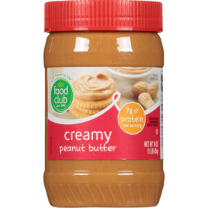Food Club Creamy Peanut Butter 16 oz