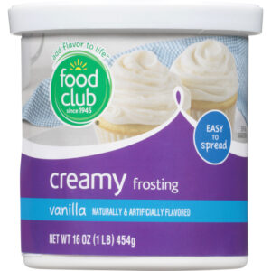 Food Club Creamy Vanilla Frosting 16 oz