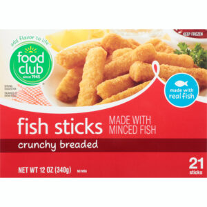 Food Club Crunchy Breaded Fish Sticks 21 ea