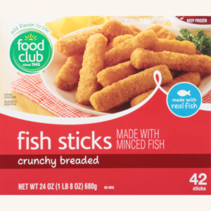 Food Club Crunchy Breaded Fish Sticks 42 ea
