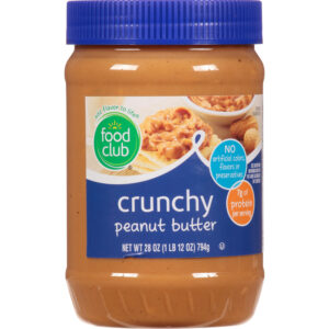 Food Club Crunchy Peanut Butter 28 oz