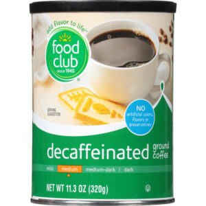 Food Club Decaffeinated Ground Medium Coffee 11.3 oz