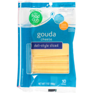 Food Club Deli-Style Sliced Gouda Cheese 10 ea