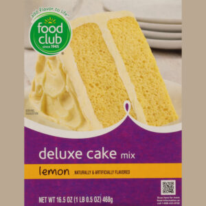 Food Club Deluxe Lemon Cake Mix 16.5 oz