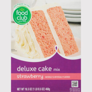 Food Club Deluxe Strawberry Cake Mix 16.5 oz