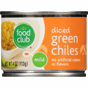 Food Club Diced Mild Green Chiles 4 oz Can