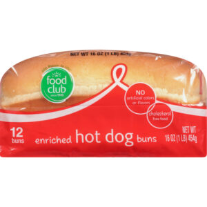 Food Club Enriched Hot Dog Buns 12 ea