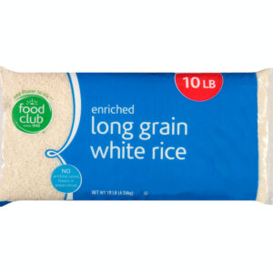 Food Club Enriched Long Grain White Rice 10 lb