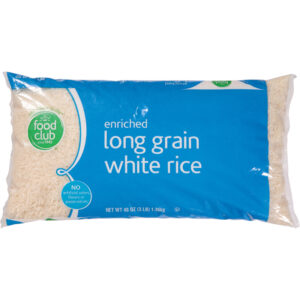 Food Club Enriched Long Grain White Rice 48 oz