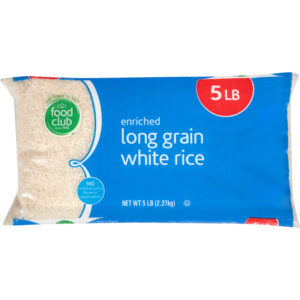 Food Club Enriched Long Grain White Rice 5 lb