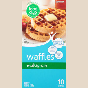 Food Club Essential Choice Multigrain Waffles 10 ea