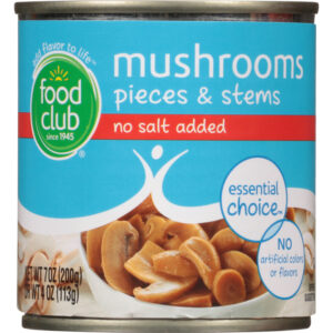 Food Club Essential Choice Pieces & Stems Mushrooms 7 oz