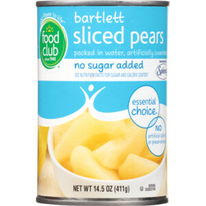 Food Club Essential Choice Sliced Bartlett Pears 14.5 oz