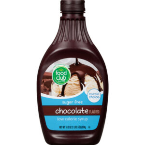 Food Club Essential Choice Sugar Free Chocolate Flavored Syrup 18.5 oz