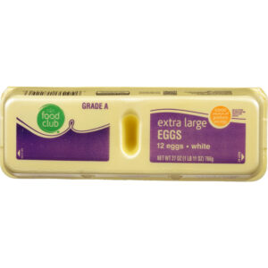 Food Club Extra Large White Eggs 12 ea