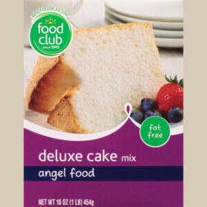 Food Club Fat Free Angel Food Deluxe Cake Mix 16 oz