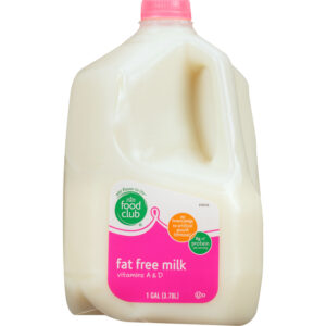 Food Club Fat Free Milk 1 gl