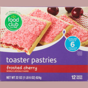 Food Club Frosted Cherry Toaster Pastries 12 ea