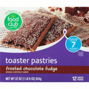 Food Club Frosted Chocolate Fudge Toaster Pastries 12 ea