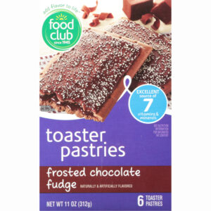 Food Club Frosted Chocolate Fudge Toaster Pastries 6 ea