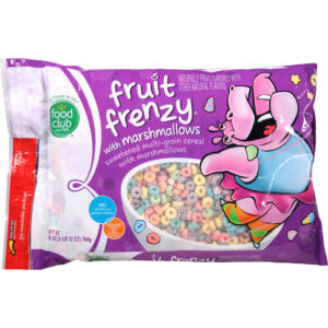 Food Club Fruit Frenzy with Marshmallows Cereal 28 oz