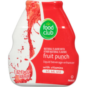 Food Club Fruit Punch Liquid Beverage Enhancer 1.62 fl oz