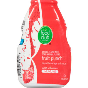 Food Club Fruit Punch Liquid Beverage Enhancer 3.11 fl oz