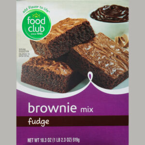 Food Club Fudge Brownie Mix 18.3 oz