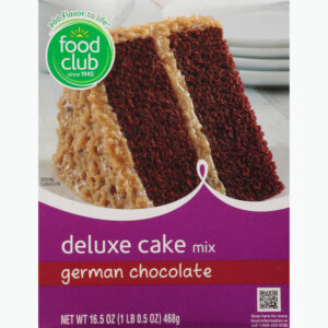 Food Club German Chocolate Deluxe Cake Mix 16.5 oz