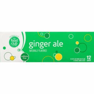 Food Club Ginger Ale Soda 12 ea