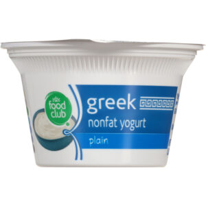 Food Club Greek Nonfat Plain Yogurt 5.3 oz