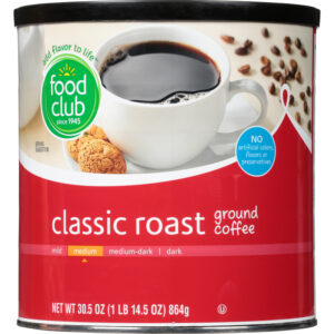 Food Club Ground Medium Classic Roast Coffee 30.5 oz