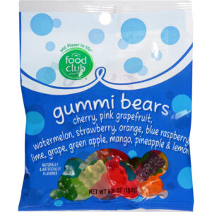 Food Club Gummi Bears 6.5 oz