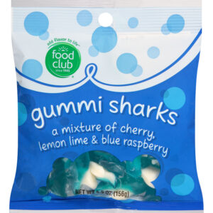 Food Club Gummi Sharks 5.5 oz