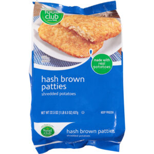 Food Club Hash Brown Patties 22.5 oz