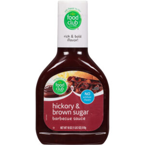 Food Club Hickory & Brown Sugar Barbecue Sauce 18 oz