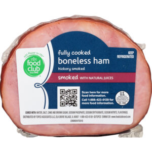 Food Club Hickory Smoked Boneless Ham 1 ea