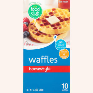 Food Club Homestyle Waffles 10 ea