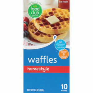 Food Club Homestyle Waffles 10 ea